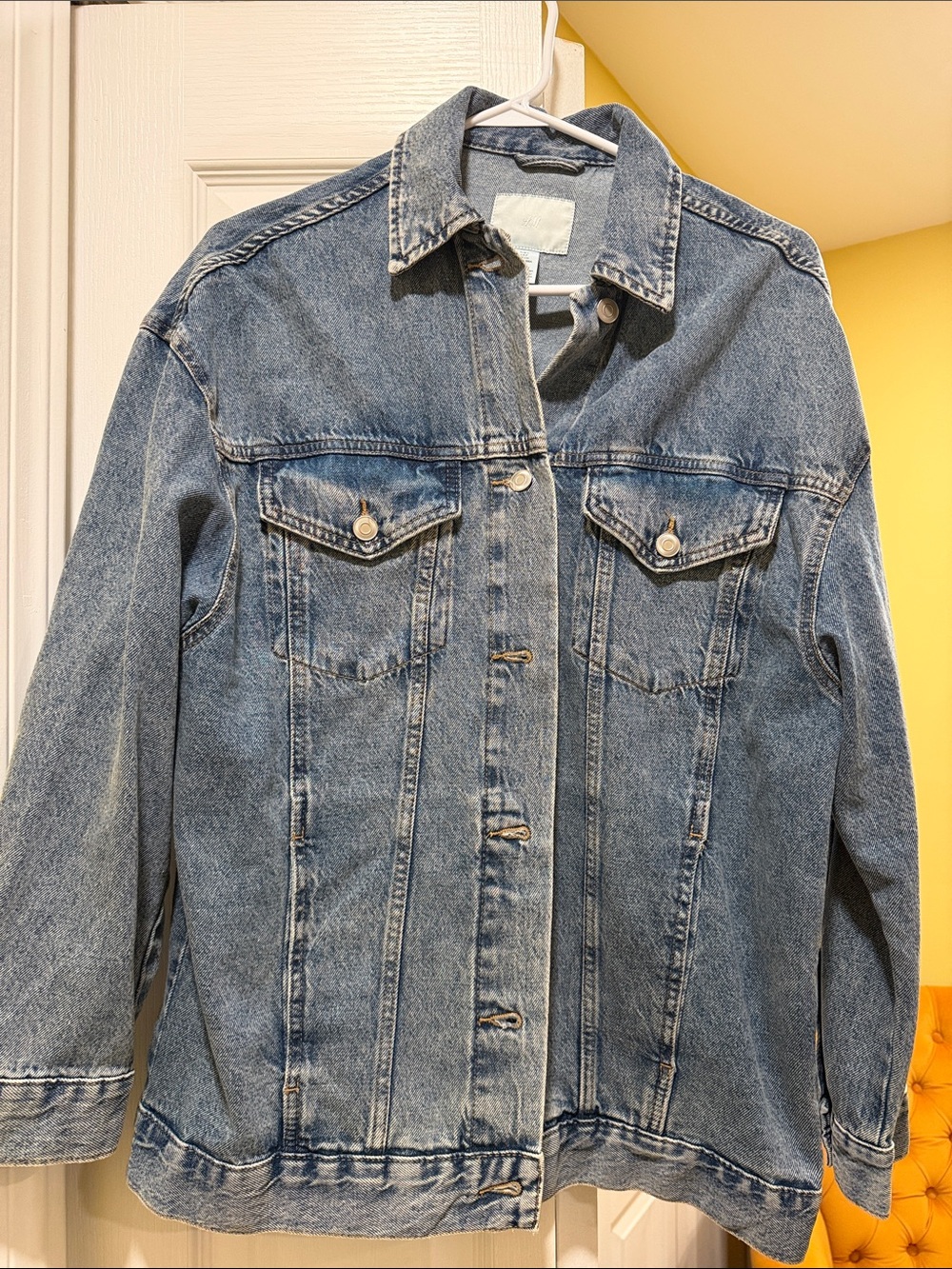 H&M Medium Wash Blue Denim Jacket